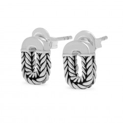 Buddha to Buddha 109 Barbara Link Earrings Silver - 45765