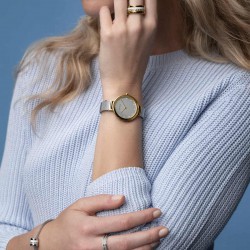 Bering Horloge Classic polished gold 34mm - 48304
