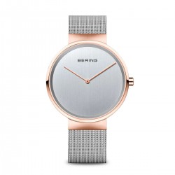 BERING Classic polished rose gold horloge 39mm - 43445