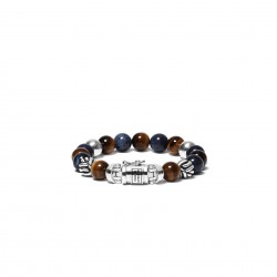 Buddha to Buddha 188MS-F Spirit Bead Sodalite Tigereye Bracelet MAAT 21cm - 44631