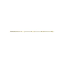 Blush Armband met bedel Closed forever schakel Geelgoud 2179YGO MAAT 18cm - 47826