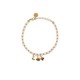 24Kae Armband  parels zilver geelgoud verguld 22414Y MAAT 18-20cm - 48917