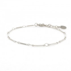 Kalli Kalli Edelstaal armband Balkjes  MAAT 18+2 cm - 49168