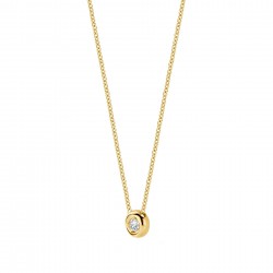 Blush Collier 14k Geel goud met Diamant 0.03 crt MAAT 42cm 3113YDI - 49520