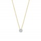 Blush Collier 14k Geel en Wit Goud met Diamant 0.05 MAAT 42cm 3602BDI - 49519