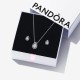 Pandora Sprankelende Peer Halo Sieraden Cadeauset 45cm - 54300