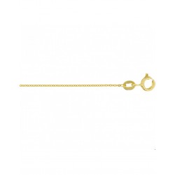 Gouden Collier anker plat 41 - 43 - 45 cm - 42140