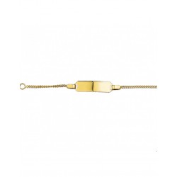 14krt gouden graveer armband 9-11cm - 42143