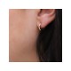 24Kae Earring Hoops zilver verguld 42415Y 1,1cm - 48623