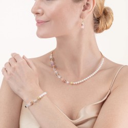 Coeur de Lion GeoCUBE® Precious Fusion Pearls collier multicolour pastel 5086/10-1522 - 49765