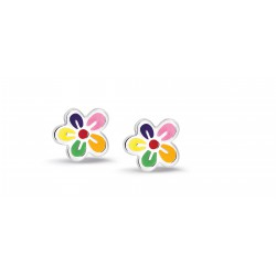 Bellini kinder oorbellen gekleurde bloem - 45724