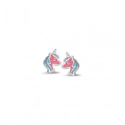 Bellini Zilveren oorknopjes eenhoorn - 45806