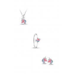 Bellini Zilveren oorknopjes eenhoorn - 45806