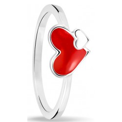 Bellini kinder ring hart rood MAAT 13,5 - 45666