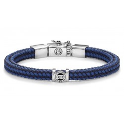 Buddha to Buddha 780MIX BL-F Denise Cord mix BLUE Bracelet MAAT 21cm - 41007