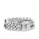 Buddha to Buddha 080-F Chain Big Bracelet Silver maat 21cm - 42657