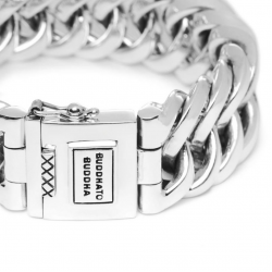 Buddha to Buddha 080-F Chain Big Bracelet Silver maat 21cm - 42657