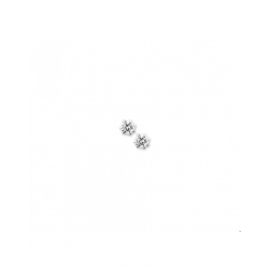 Zilver Oorknoppen zirkonia 4,5mm - 40123