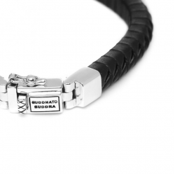 Buddha to Buddha 162BL-E Komang Small Leather Bracelet Black MAAT 19cm - 40390