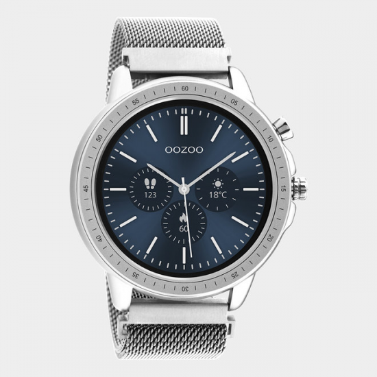 OOZOO Smartwatches  45 mm zilverkleur model Q00305 - 40397