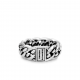 Buddha to Buddha 601 Nathalie Small Silver Ring MAAT 16 - 40404