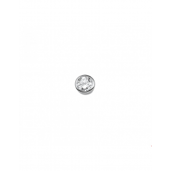 Zilveren Hanger zirkonia 9mm - 40154