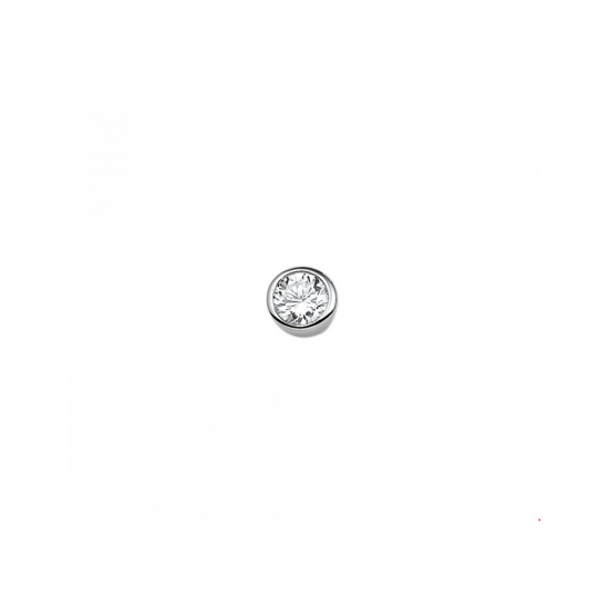 Zilveren Hanger zirkonia 9mm - 40154