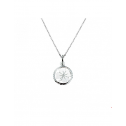 Zilver Collier klaver 1,3 mm 41 + 4 cm - 40161
