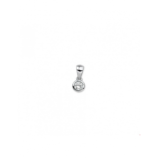 Zilveren Hanger zirkonia - 40171