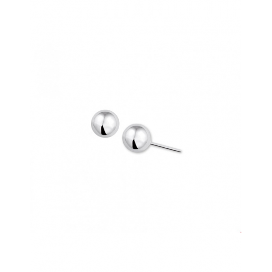Zilver Oorknoppen bol - 40252