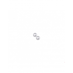 Zilver Oorknoppen parel - 40257