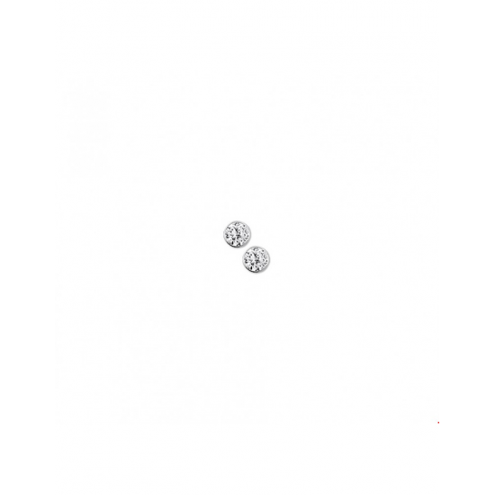 Zilver Oorknoppen zirkonia - 40265
