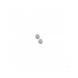 Zilver Oorknoppen zirkonia - 40266