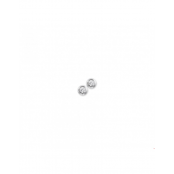Zilver Oorknoppen zirkonia 3,5mm - 40267