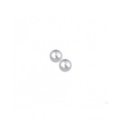 Zilver Oorknoppen parel - 40270