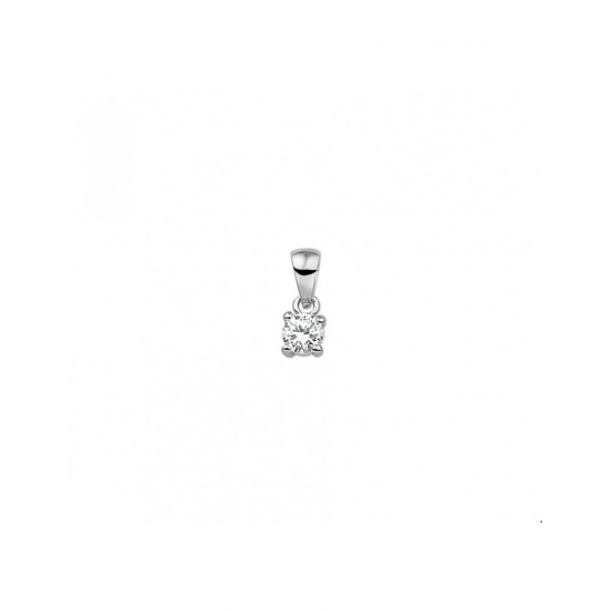 Zilveren Hanger zirkonia - 40281