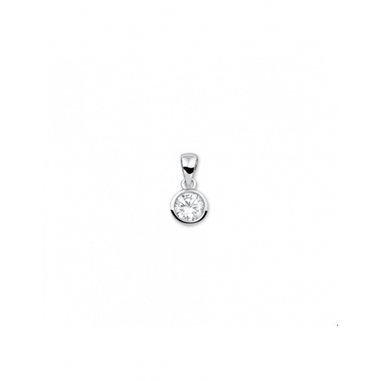Zilveren Hanger zirkonia - 40283