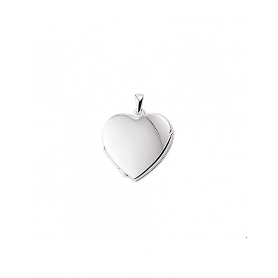 Zilveren Medaillon hart - 40298