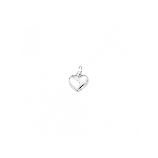 Zilveren Hanger hart 10 x 10,5 mm - 40302