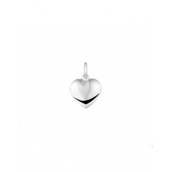 Zilver Hanger hart massief - 40303