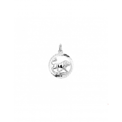 Zilver Bedel sterrenbeeld leeuw - 40315