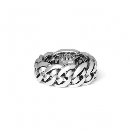 Buddha to Buddha 601 Nathalie Small Silver Ring MAAT 18 - 40405