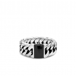 Buddha to Buddha 603ON Chain Stone Ring Onyx Silver MAAT 18 - 40408