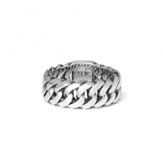 Buddha to Buddha 541 Chain Small Ring Silver MAAT 16 - 40566