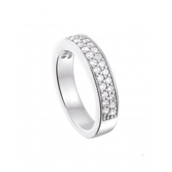 Zilver Ring met zirkonia - 40889