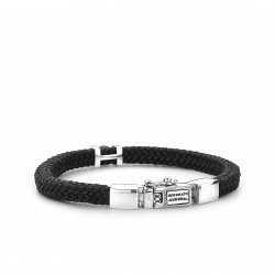 Buddha to Buddha 780BL-F Denise Cord Black Bracelet MAAT 21cm - 40894