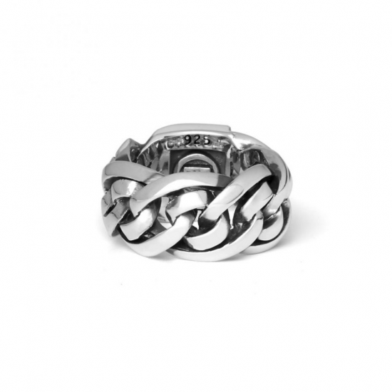 Buddha to Buddha 536 Nathalie Ring Silver MAAT 19 - 40918