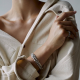 Buddha to Buddha J209-E Nathalie xs Bracelet Silver MAAT 19cm - 40923