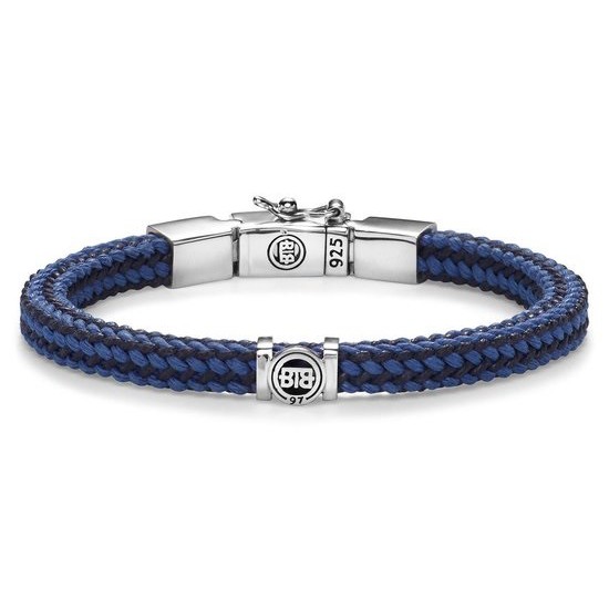 Buddha to Buddha 780MIX BL-E Denise Cord mix BLUE Bracelet MAAT 19cm - 41006