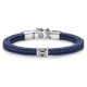 Buddha to Buddha 780MIX BL-E Denise Cord mix BLUE Bracelet MAAT 19cm - 41006